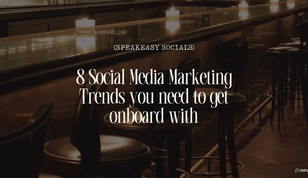 8 Social Media Marketing Trends