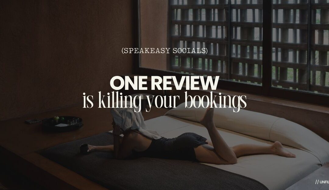 One Review Is Killing Your Bookings