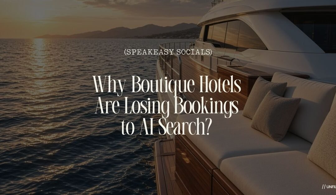 Why Boutique Hotels Are Losing Bookings to AI Search