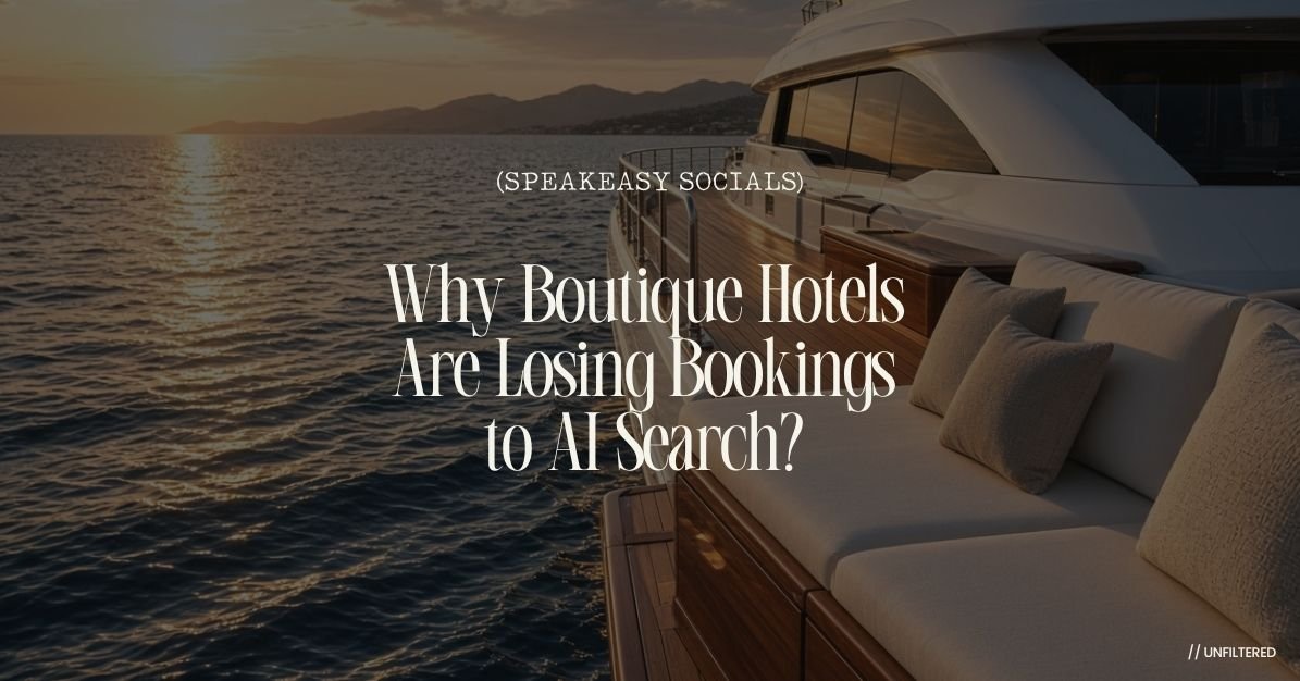 Losing Bookings to AI Search Why Boutique Hotels Are Losing Bookings to AI Search (And How to Fix It)