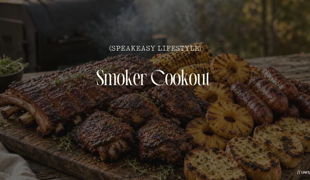 Smoker Cookout: Low & Slow Ribs, Chicken, Corn & Pineapple